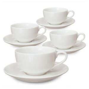 Porcelain Cups and Saucers Set – 6 Cups & 6 Saucer