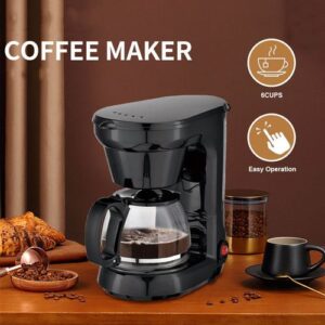 Automatic Drip Coffee Machine – 5-6 Cup Programmable Coffee Maker